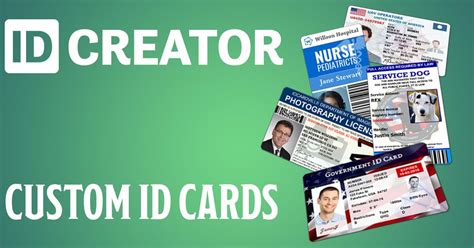 one off custom smart id cards|IDCreator.com .